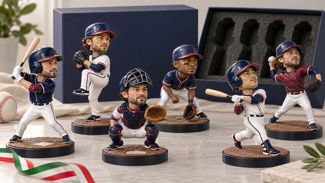 Custom Baseball Bobblehead Collection For Italian Buyers Custom Baseball Bobblehead Collection For Italian Buyers