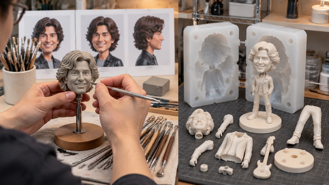 Personalized Sculpting And Resin Casting Workflow Personalized Sculpting And Resin Casting Workflow