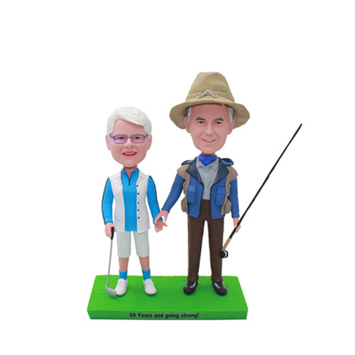 Custom Couple Bobblehead Anniversary Gift