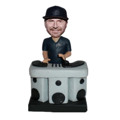 Custom Bobble Head DJ With Gift for DJ Boyfriend
