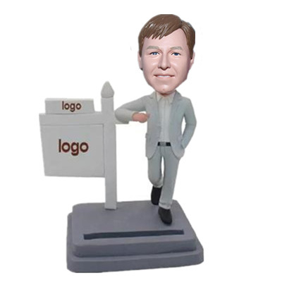 Custom Card Holder Bobblehead Christmas Gift