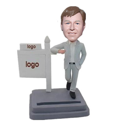 Custom Card Holder Bobblehead Christmas Gift