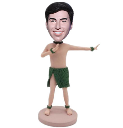 Hawaiian Dance Custom Bobblehead Hula Dance