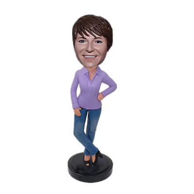 Custom Casual Female Bobblehead Hot Sell Bobbleheads