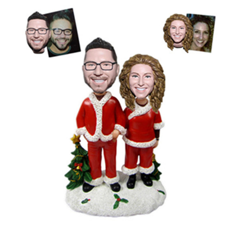 Couple Bobblehead Custom Christmas Gift