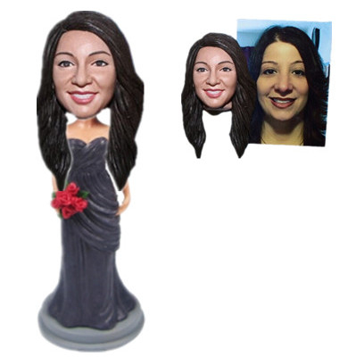 Custom Bridesmaid Bobbleheads Wedding Gift