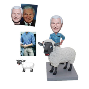 Custom Bobblehead with Pet From Photos
