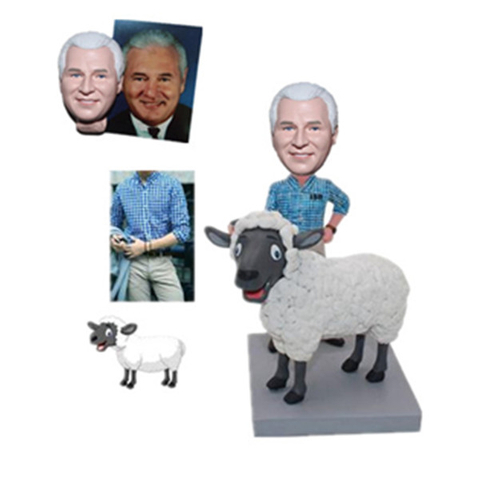 Custom Bobblehead with Pet From Photos