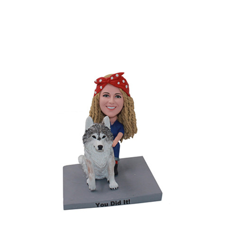 Custom Birthday Gift Bobble Head Made From Photo