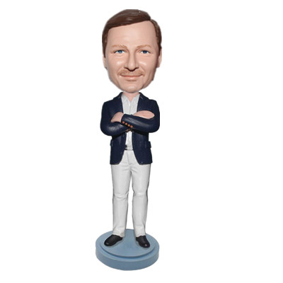 Father's Birthday Gift Custom Casual Male Bobblehead