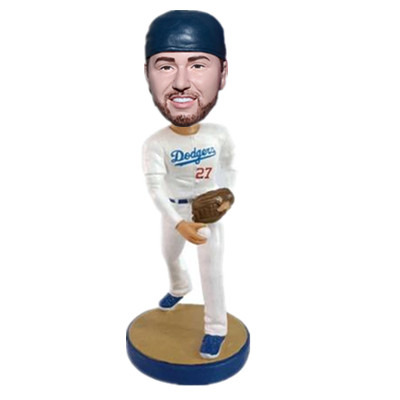 Custom Bobble Head Baseball Pitcher