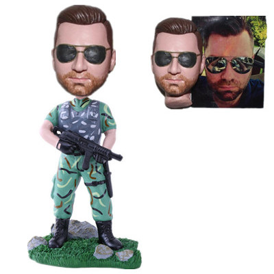 Military Custom Bobble Head