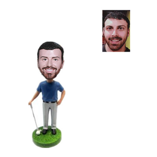 Custom Golfer Bobbleheads Christmas Gift