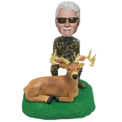 Deer Hunter Custom Bobblehead Made From Photos