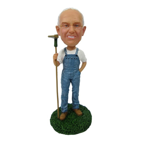 Farmer Bobble Head Custom From Photo