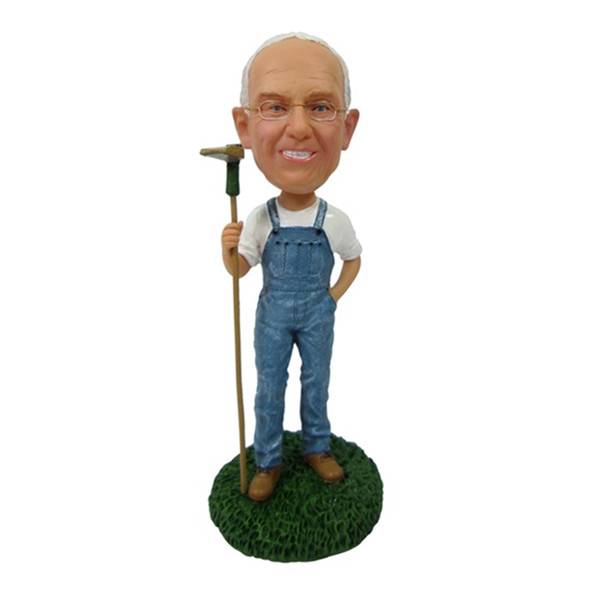 Farmer Bobble Head Custom From Photo
