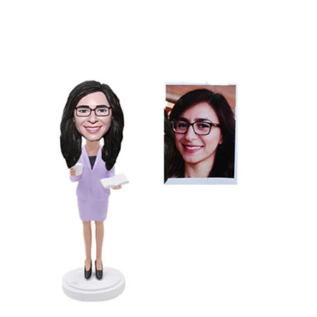 Secretary Custom Bobbleheads Lady In Suit