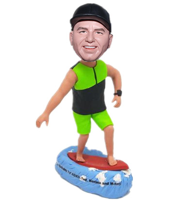 Bobblehead Surfer Custom Gift for Man Birthday