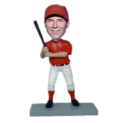 Baseball Batter Bobblehead Custom Birthday Gift