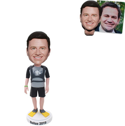Custom Bobblehead Diver