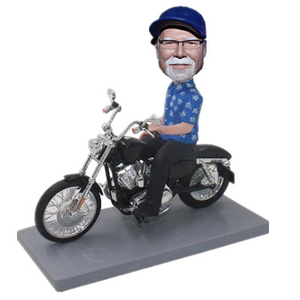 Motorcycle Bobble Head Custom Handmade Gift