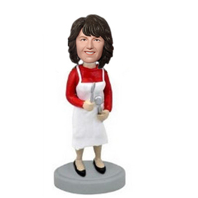 Custom Kitchen Bobblehead Gift for Mother