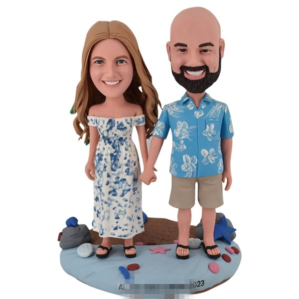 Premium Couple Bobblehead Makers Hawaii