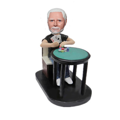 Poker Star Custom Bobblehead