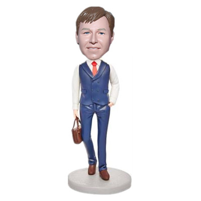 Businessman Bobble Head Male Boss Birthday Gift