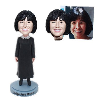 Female Judge Bobble Heads Custom Gift