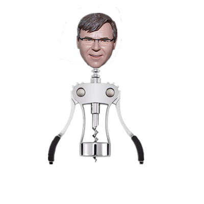 Custom Wine Bottle Opener Bobblehead Birthday Gift Wine Promotional Gift