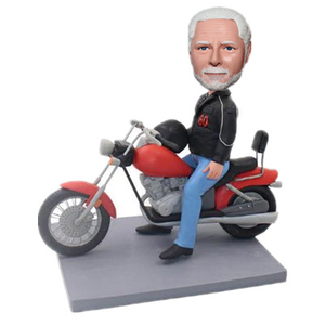 Harley Davison Motorcycle Bobblehead Custom From Your Photos Man Birthday Gift