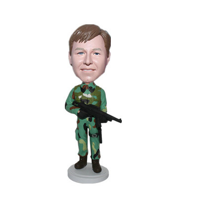 Custom Soldier Bobblehead Military Guy Bobbleheads