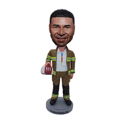 Fireman Bobbleheads Birthday Gift