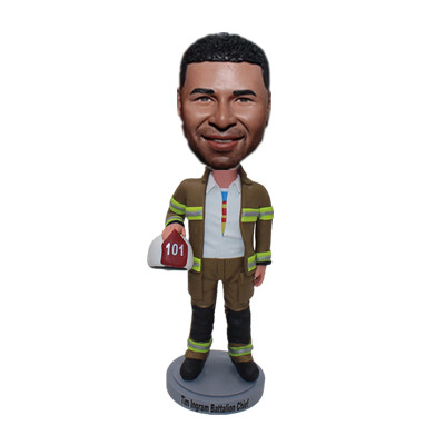 Fireman Bobbleheads Birthday Gift