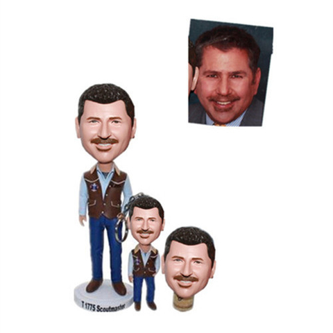 Custom Bobblehead Wine Stoper Bobblehead Keychain Custom 1