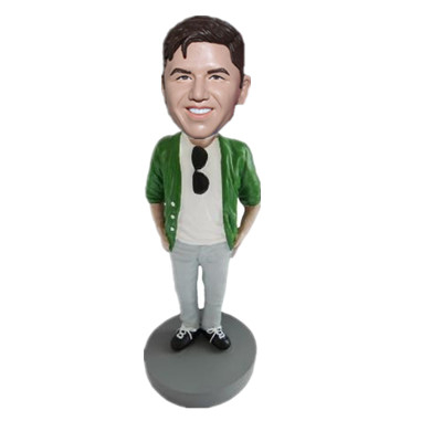 Fashin Man Bobblehead Man with Hands in Pockets Birthday Gift Christmas Gift