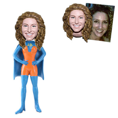 Custom Female Superhero Bobblehead Superwoman