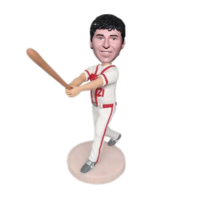 Baseball Player Custom Bobblehead Made From Your Photo