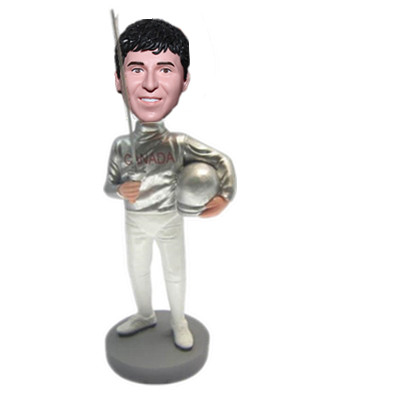 Custom Fencer Bobbleheads