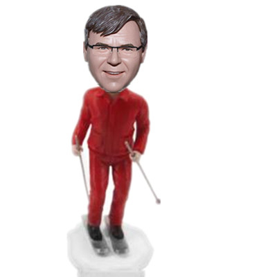 Custom Skiing Bobbleheads Christmas Gift