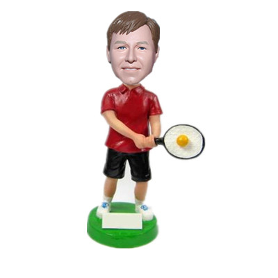 Custom Tennis Player Bobbl Ehead