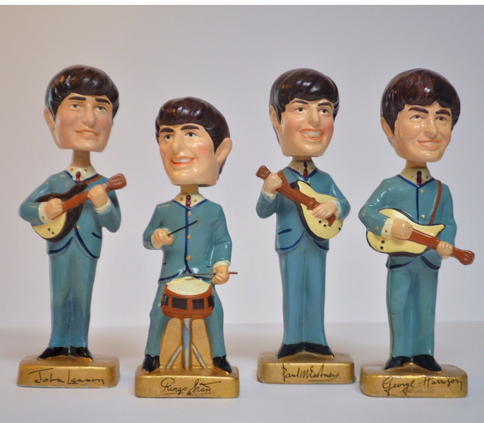 Bobblehead Toy Scene