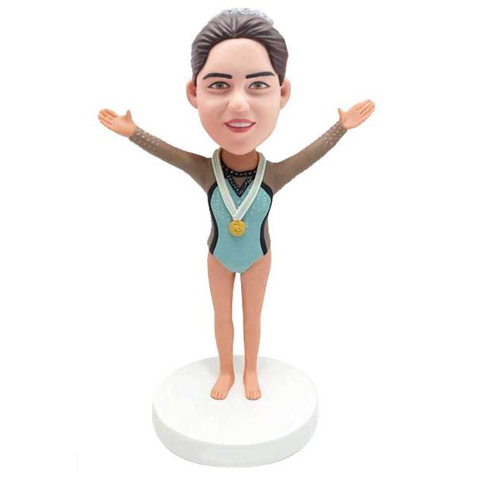 Custom Gymnast Bobblehead