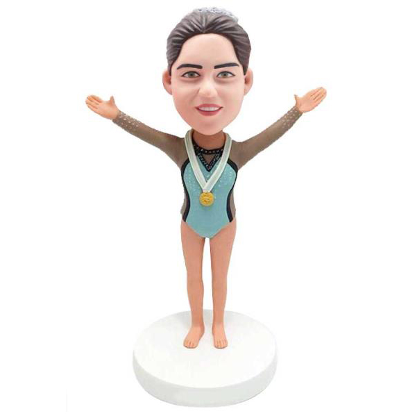 Custom Gymnast Bobblehead
