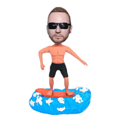 Custom Surfer Bobble Head Custom Gift for Men