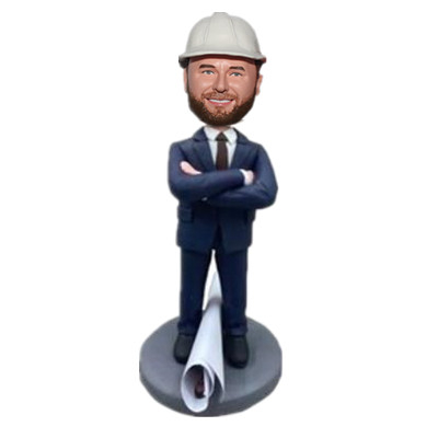 Architect Engineer Custom Bobblehead