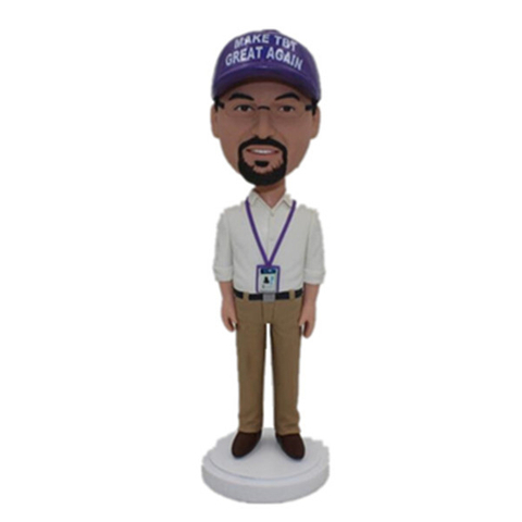 Business Bobble Head Man with Permit