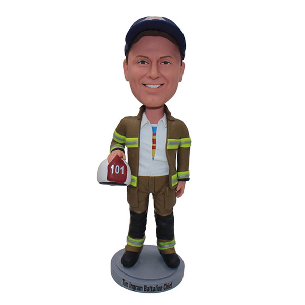 Custom Fireman Bobbleheads