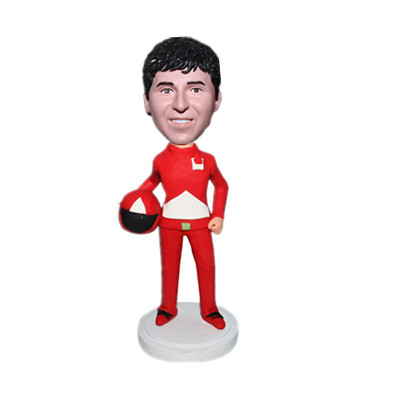 Racing Driver Bobblehead Custom Gift Birthday